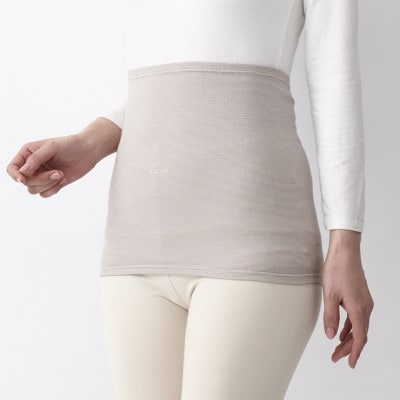 着る岩盤浴BSファイン　ウエストウォーマー【Sサイズ/ピンクベージュ】【1427031】