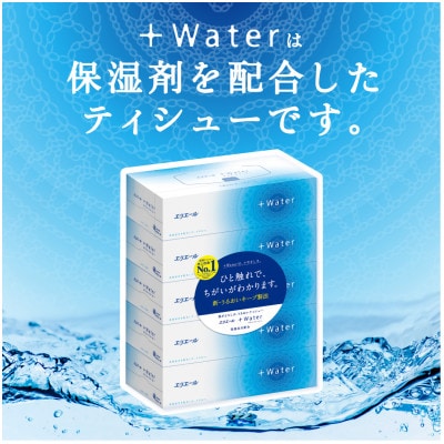 エリエール+Waterティシュー180W5P【1681084】