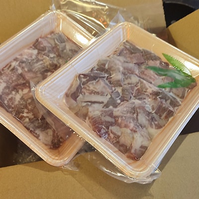 津山名物 いぶし銀の干し肉食べ比べ500g(モモ・ひわら) 津山に伝わる独自の文化で育った熟成肉【配送不可地域：離島】【1559959】