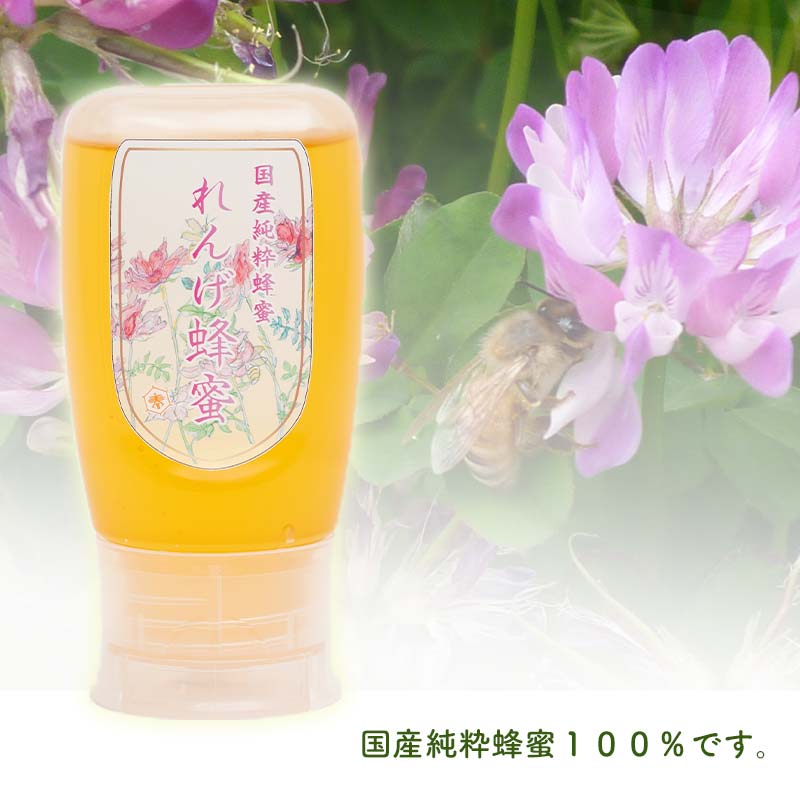 れんげ蜂蜜 逆止弁容器入 300g 蜂蜜 はちみつ ハチミツ お菓子作り TY0-0787