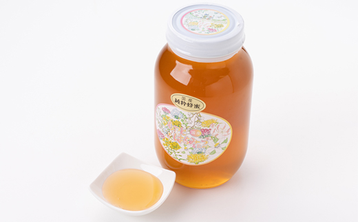 津山市産 百花蜂蜜　1200g【1605223】