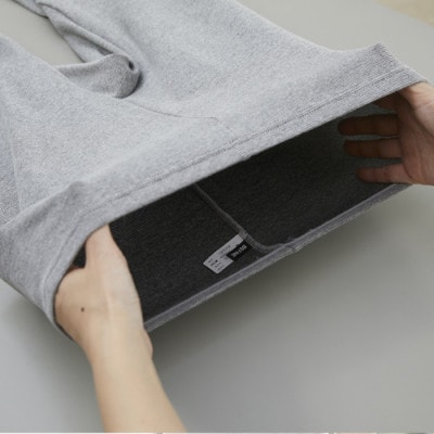 着る岩盤浴BSファイン　プレミアムタイツ【LLサイズ/グレー】【1427368】