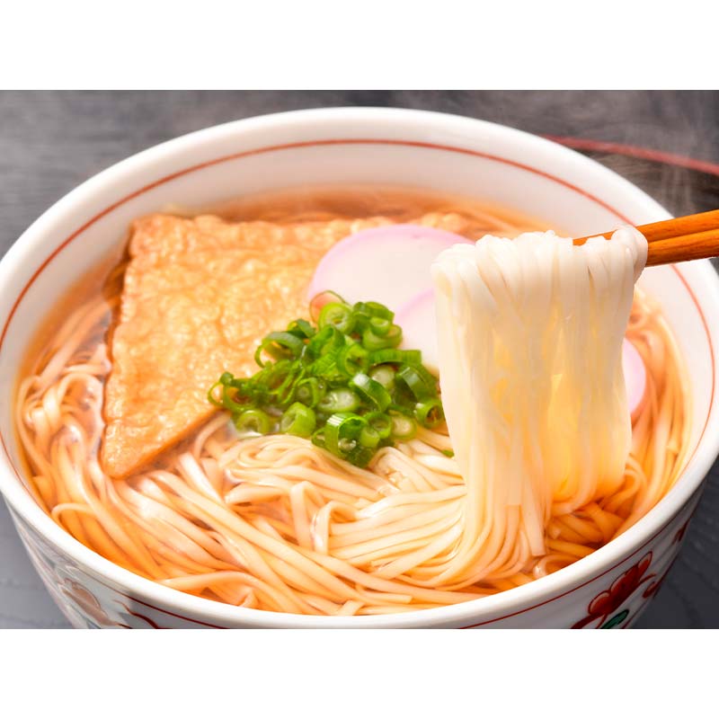 津山産小麦細うどん & 作州武蔵そばのセット TY0-0382