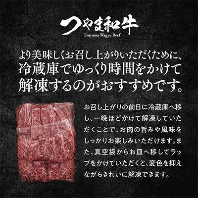 つやま和牛焼肉セット(3〜4人用)800g【配送不可地域：離島】【1400921】