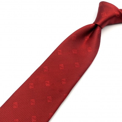 SHAKUNONE　ベーシックロゴネクタイ　深紅【1268829】