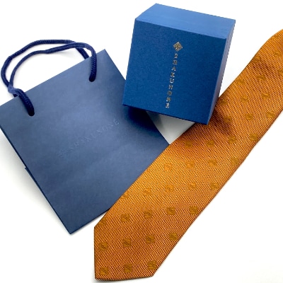 SHAKUNONE　ベーシックロゴネクタイ　金茶色【1254630】