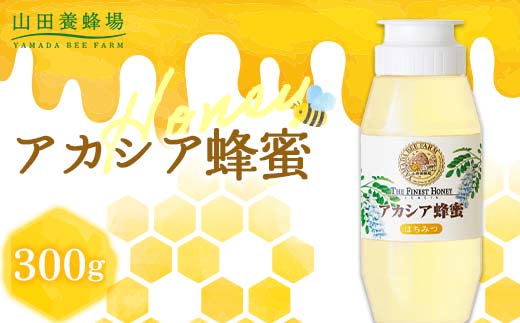 【お試しサイズ】アカシア蜂蜜（中国産）300g プラ容器入 結晶しにくい コーヒー 紅茶 トースト 癖ない 繊細 やさしい TY0-0935