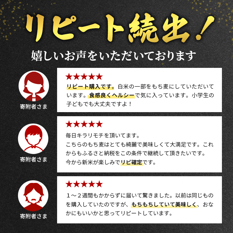 お米 もち麦 米 岡山県玉野市産 もち麦 キラリモチ 10kg (5kg×2袋) 餅米 もち米 