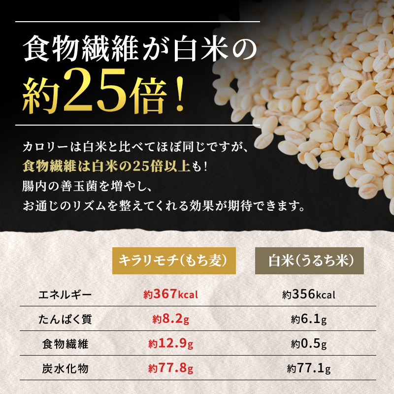 お米 もち麦 米 岡山県玉野市産 もち麦 キラリモチ 10kg (5kg×2袋) 餅米 もち米 
