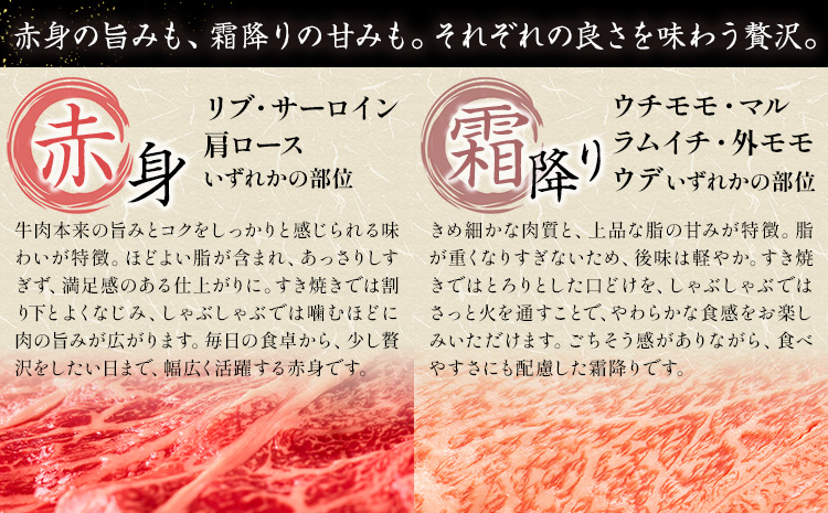 【3ヶ月定期便】岡山県産牛 スライス 食べ比べセット 1kg×3回《お申し込み月の翌月から出荷開始》 岡山県 笠岡市 肉 送料無料