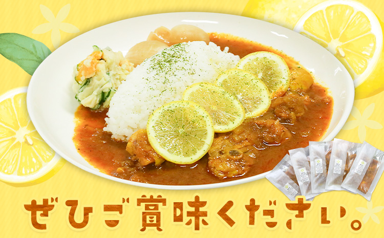 瀬戸内 レモンチキンカレー 250g×5パック キッチンラボ101《30日以内に出荷(土日祝除く)》岡山県 笠岡市 カレー チキンカレー レモン 檸檬