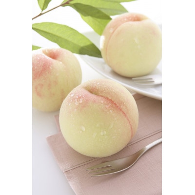 2026年 岡山白桃(晩生)ロイヤル【1箱3玉】【配送不可地域：離島】【1641751】