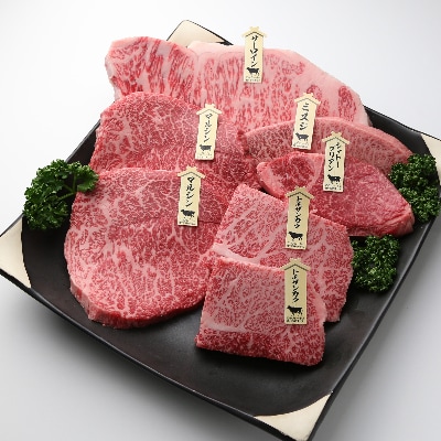 ステーキ食べ比べセット約1kg【美星和牛】【配送不可地域：離島】【1235467】