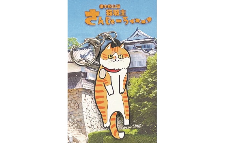 さんじゅーろーグッズセット 雑貨 文房具 小物 詰め合わせ ネコ 実写 猫城主 ポストカード メモ帳 A6 サイズ ピンバッヂ ラバー キーホルダー 