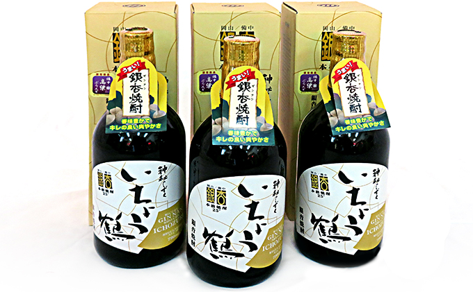 銀杏焼酎（720ml×3本） お酒 酒