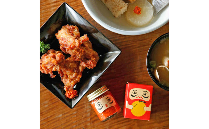紅だるま・レモンだるま セット こしょう 胡椒 柚子胡椒 調味料 辛味調味料 調味料セット 味比べ 赤柚子胡椒 レモン胡椒 和食 汁物 揚げ物 お刺身 焼き魚 