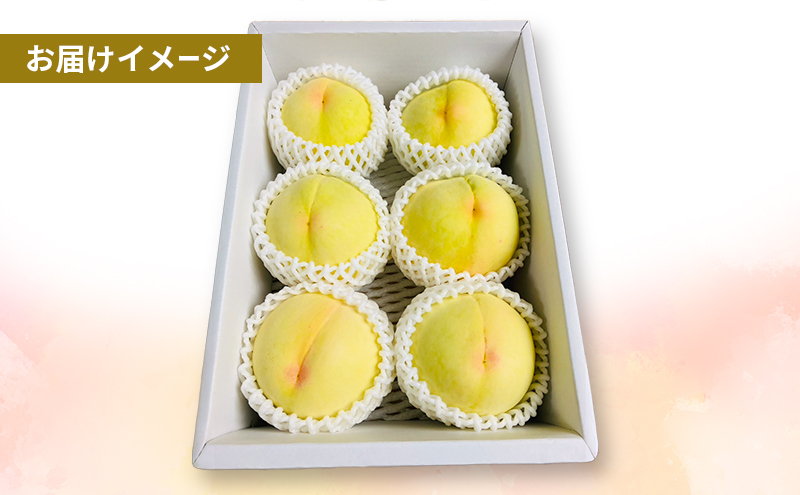 岡山県産 白桃 約2kg(6個～8個) 果物 フルーツ 桃 もも モモ 国産 岡山