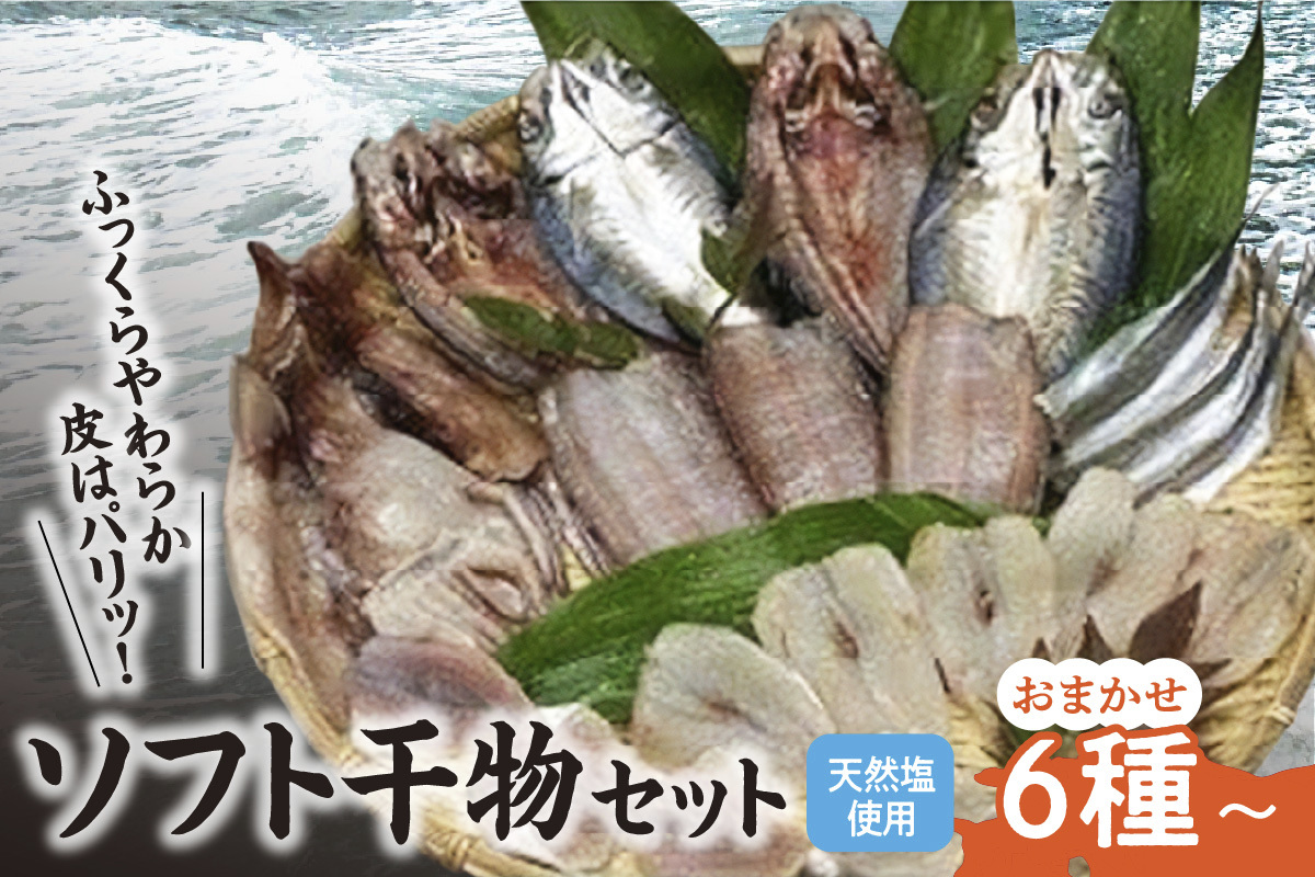新鮮ソフト干物セット おまかせ6種以上 【 干物 ソフト ひもの 魚 新鮮 海鮮 6種以上セット 詰め合わせ おかず 朝食 和食 おつまみ 】