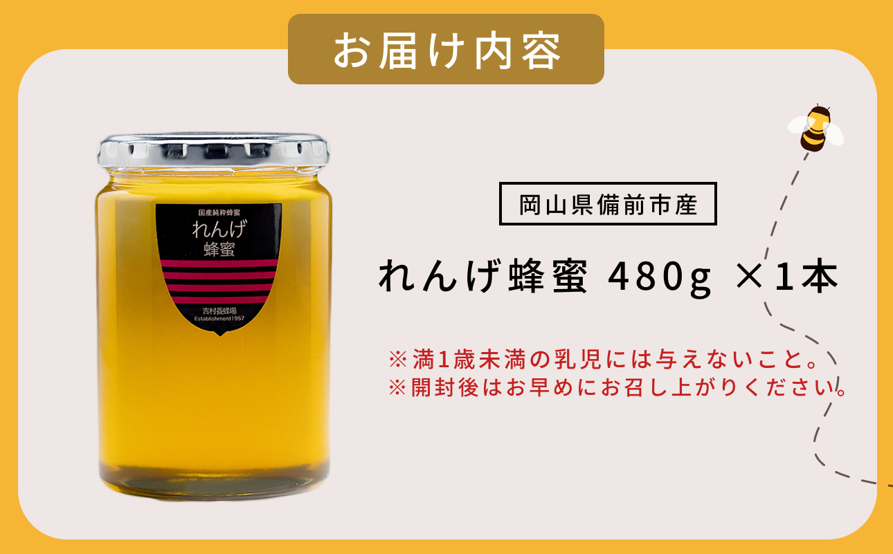 備前産 令和7年採取 純粋蜂蜜セット8