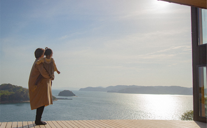 宿泊券 船で5分の 離島 1日1組 限定 の 貸し切り 別荘 Tohito 20,000円分 (クーポンコード データ送付) 