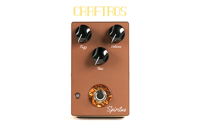 Spiritus CRAFTROS オーバードライブ ファズペダル ギター