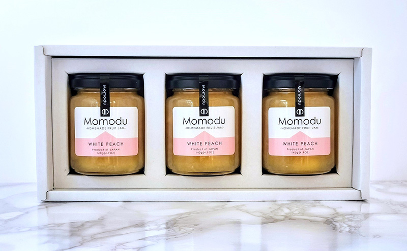 Momodu 白桃 ジャム ギフト 3瓶 セット もも 桃 モモ ピーチ 加工食品