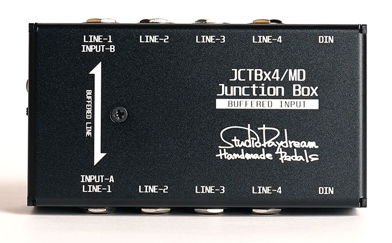 JCTBx4 MD B.I. V5.0 StudioDaydream ジャンクションボックス モノ ステレオ MIDI バッファー内蔵 エフェクター ギター 音響機器