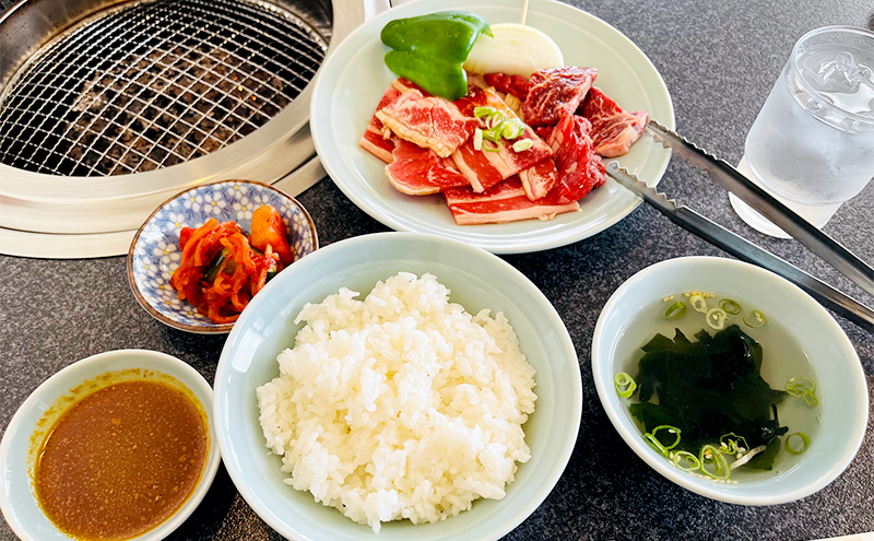 ゴルフ ショートホール 18H ペア ご利用券 × 焼肉レストラン大苑 焼肉定食 2名様 お食事券 赤磐市 コラボ 企画 みのるゴルフセンター山陽 大苑 岡山県