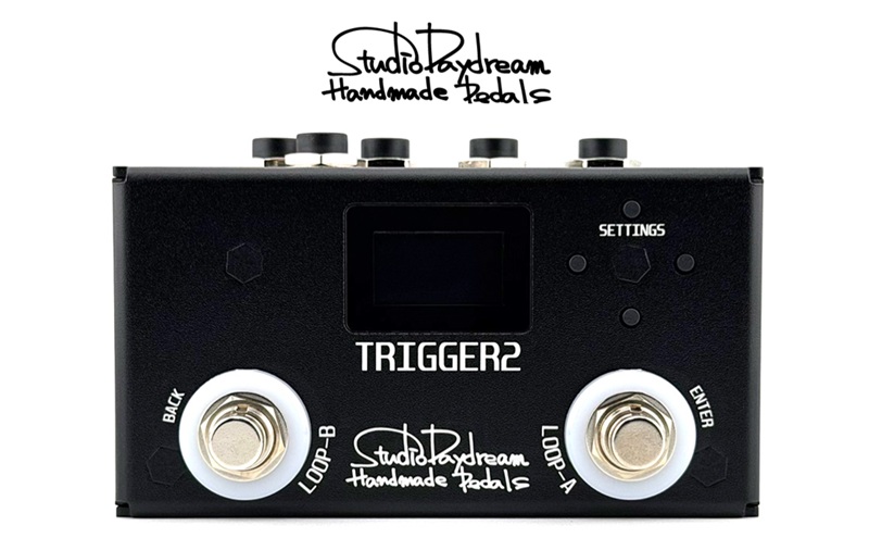 TRIGGER2 V6.3 StudioDaydream スイッチャー 2ループ MIDI コントロール端子 エフェクター ギター