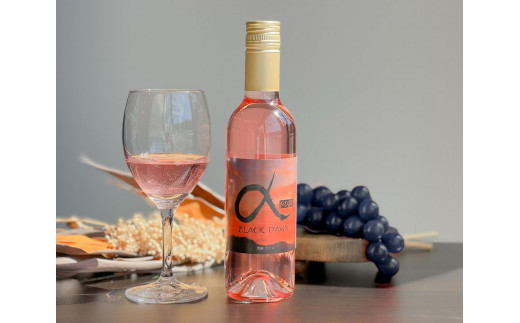 【きよとうファーム】薫り高い黒ぶどう「黒いアルファ」のワインと幻の桃「蟠桃」のリキュールのお酒2本セット (岡山県産)【KF-S009-01】