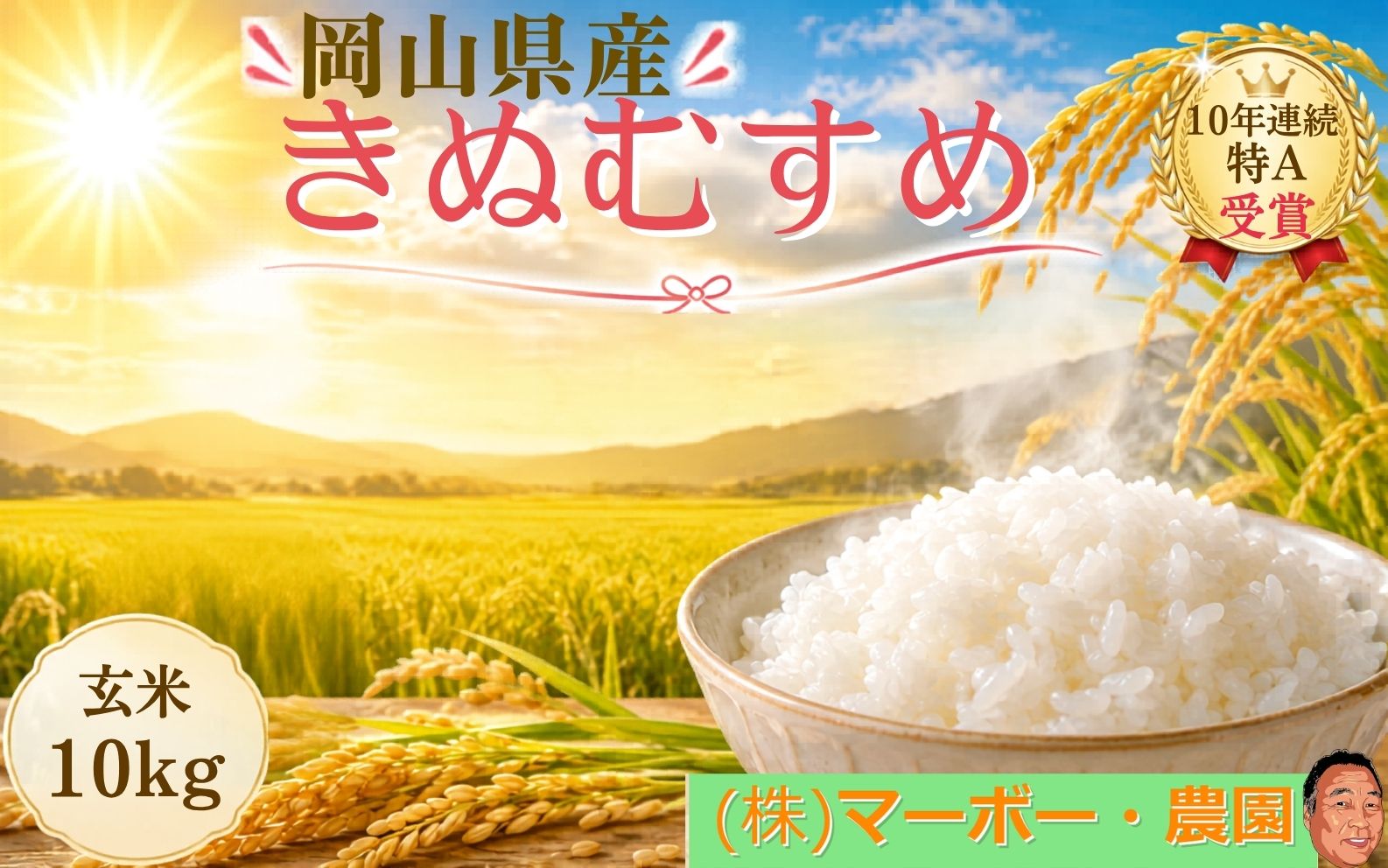 ã什å8å¹Žç£ å
è¡äºçŽã é£å³ã©ã³ãã³ã°ç¹A10幎é£ç¶åè³ã®çŸå³ãããç±³ 岡山çç£ãã¬ããã çç±³ 10kg / ãç±³ ç¹A ãã¬ããã 岡山çç£ ãmabo002-01ã