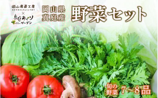 まにわの野菜 真庭あぐり野菜セット 7～8品 便利なカット野菜入り / 詰め合わせ 産地直送 農家 お試し おためし野菜 岡山県 旬野菜 新鮮 あぐりガーデン 国産 【配送不可地域：北海道／沖縄県／離島】 yasai001 【jujiya001】