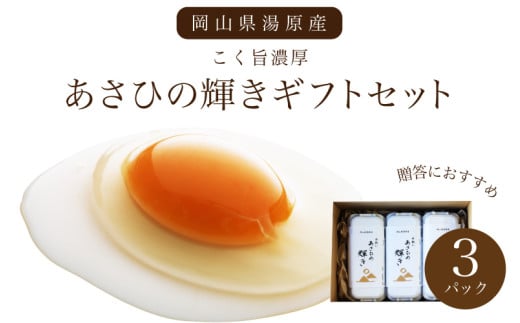岡山県真庭産 卵 あさひの輝き ギフトセット 30個(10個×3パック) 平飼い たまご [配送不可地域:北海道/沖縄県/離島] tamago001 [jujiya016]