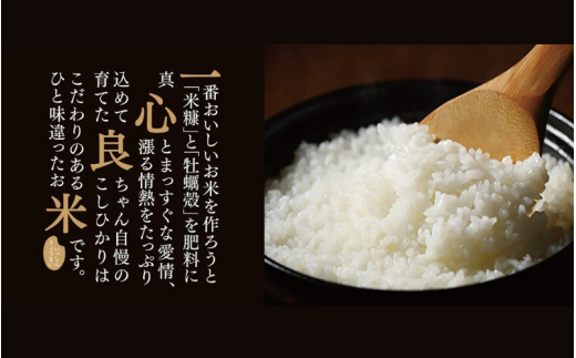 ＜全9回定期便＞ 真庭市産コシヒカリ 米ぬか 牡蠣栽培米 『 一心良米 』 無洗米 5kg×9回 令和7年産 / お米 いっしんりょうまい 岡山県 こしひかり 人気 ブランド 新米 2025年産 【tkns-tkb031】