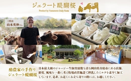 【ジェラート醍醐桜】【熨斗】恋するジャージーマンゴー 6個セット / 岡山 真庭 醍醐桜 極上スイーツ 濃厚 プレゼント 贈答 デザート ギフト ジャージー牛 ミルク ジェラート おやつ マンゴー 子供から大人まで 冷凍 人気 贅沢  【nhss014n-01】