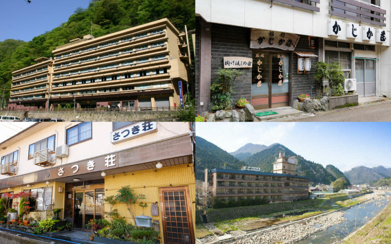 4つの旅館から選べる 湯原温泉郷ペア宿泊券【お気軽コース】 （1泊2食付きプラン 平日限定） 岡山県真庭市 旅行 チケット 観光 【ycrk003-01】