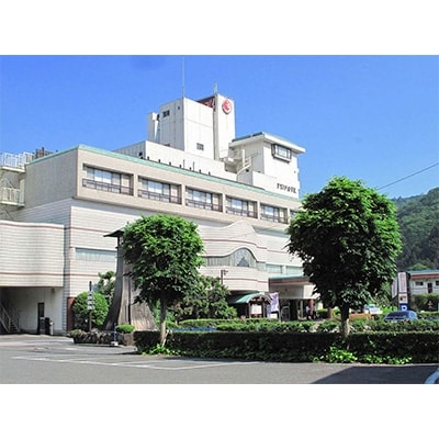 湯郷グランドホテル不動の1番人気! 　1泊2食付ペア宿泊券(平日限定・夕食はステーキ会席)　【1107029】