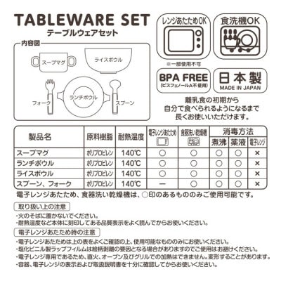 ミキハウス　テーブルウェアセット(F35)【1591310】