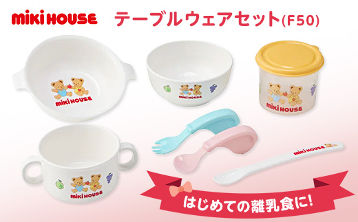 ミキハウス　テーブルウェアセット(F50)【1591313】