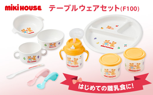 ミキハウス　テーブルウェアセット(F100)【1591318】