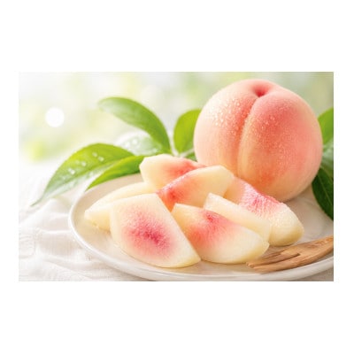 【先行予約】岡山の白桃・約2kg(5〜9玉)7月下旬頃から9月上旬頃順次発送予定【配送不可地域：離島】【1742410】