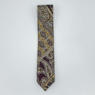 クラバットユキジ製　クラシック柄ネクタイ No.8【1141357】