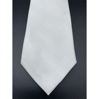 クラバットユキジ製　フォーマルネクタイ(白)【1100783】