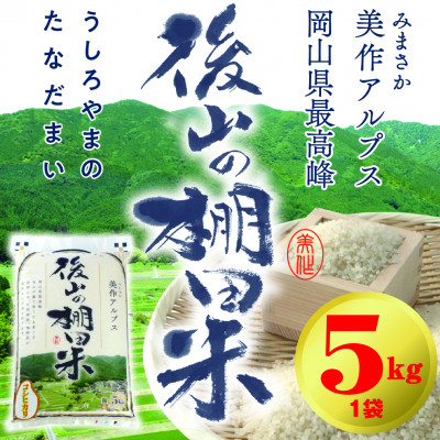 美作アルプス　後山の棚田米(精米)5kg　　1袋【1552991】