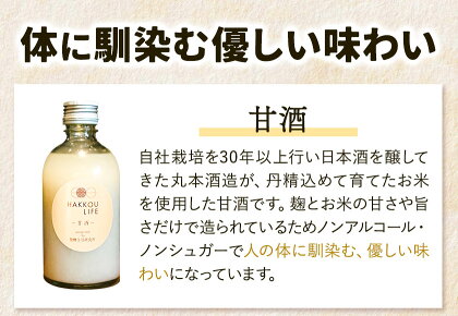 甘酒 詰め合わせ 300ml 6本 発酵生活研究所 丸本酒造株式会社 《30日以内に出荷予定(土日祝除く)》岡山県 浅口市 セット ノンアルコール 白麹 送料無料