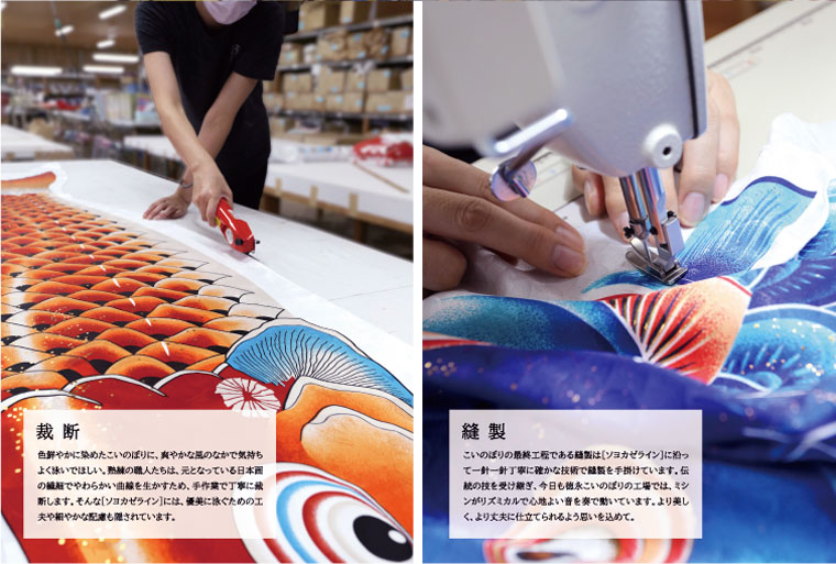 １.５ｍ友禅鯉ファミリーセット