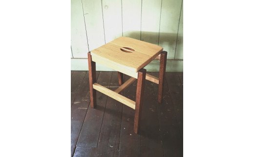 楢の角スツール(CSHD)
