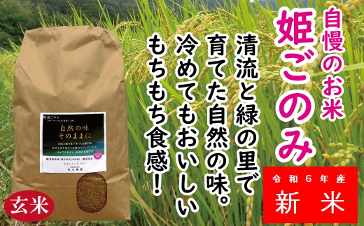 米　おいしいお米　姫ごのみ(玄米)10kg