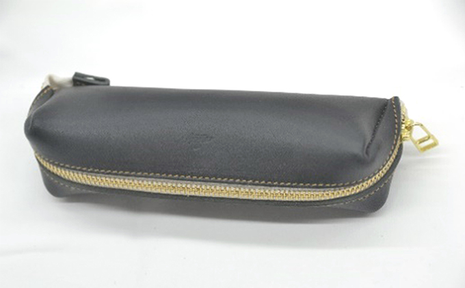 革工房Manly トレイになるペンケース ブラック ファッション アクセサリー ファッション小物