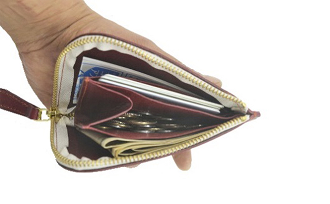 革工房Manly L型ショートウォレット ブラウン ファッション ファッション小物 財布 